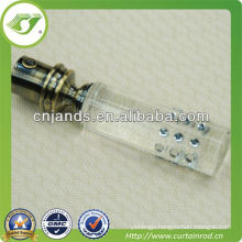 elegant crystal finial curtain rod/cheap curtain finials